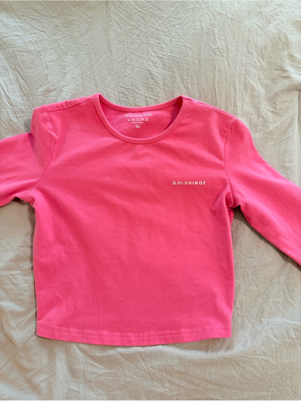 Goldhinge Women’s XS  Crop Top. Like new.